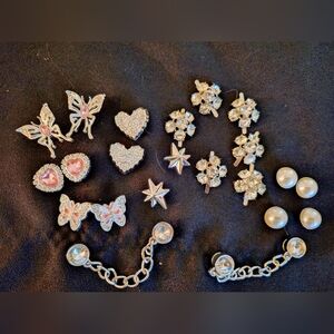 Crocs Charms & Shoe Charm For MOM Bling & Pearls Charms